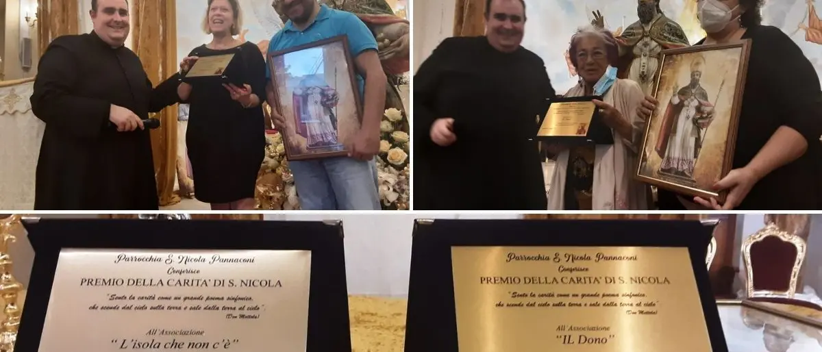 Pannaconi, il primo Premio della carità assegnato a due associazioni