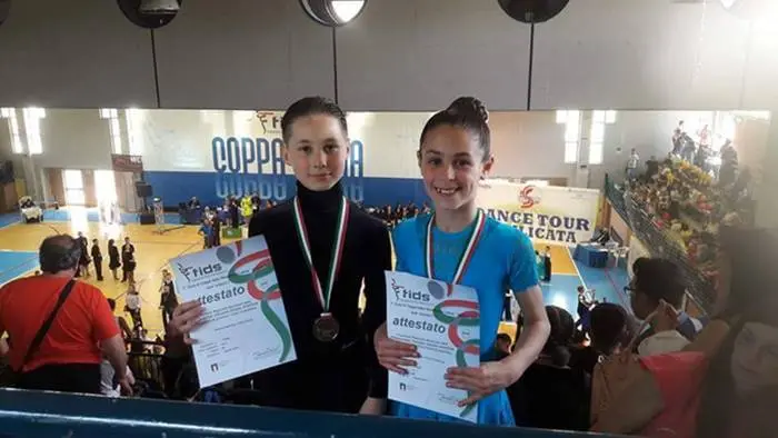 Danza, la giovanissima coppia vibonese Coloca-Dubrivnyy sul podio in Coppa Italia