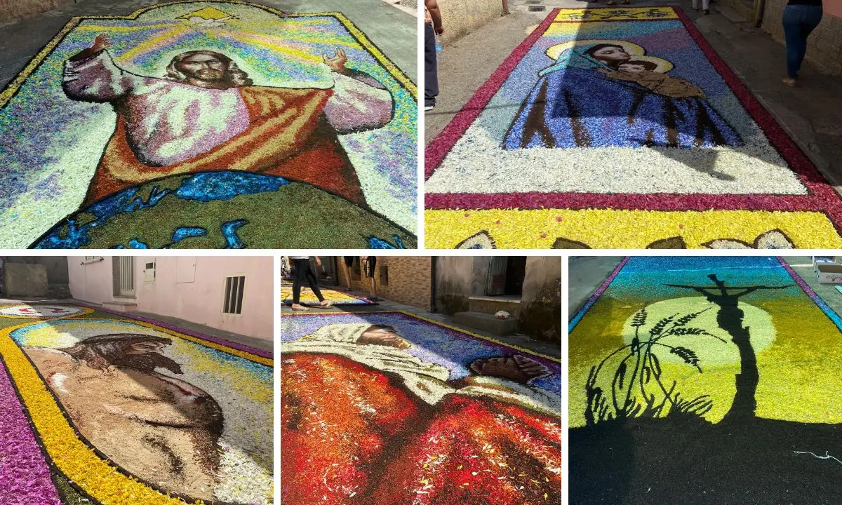 Arte e fede, per il Corpus domini a Potenzoni torna la storica Infiorata – Foto
