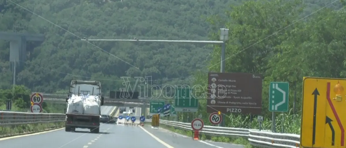 Autostrada del Mediterraneo: terminati i lavori sul viadotto di Pizzo, mercoledì riapre la corsia Sud – Video