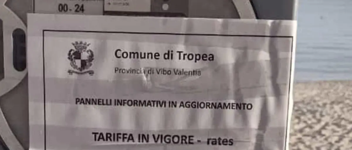 Parcheggi e tariffe alle “stelle”: a Tropea si paga sino a tre euro all’ora
