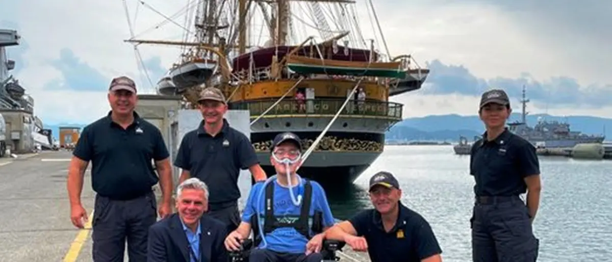 Vibo, l’Amerigo Vespucci accoglie Ivan Tavella: «Grazie a quanti hanno reso possibile tutto questo»