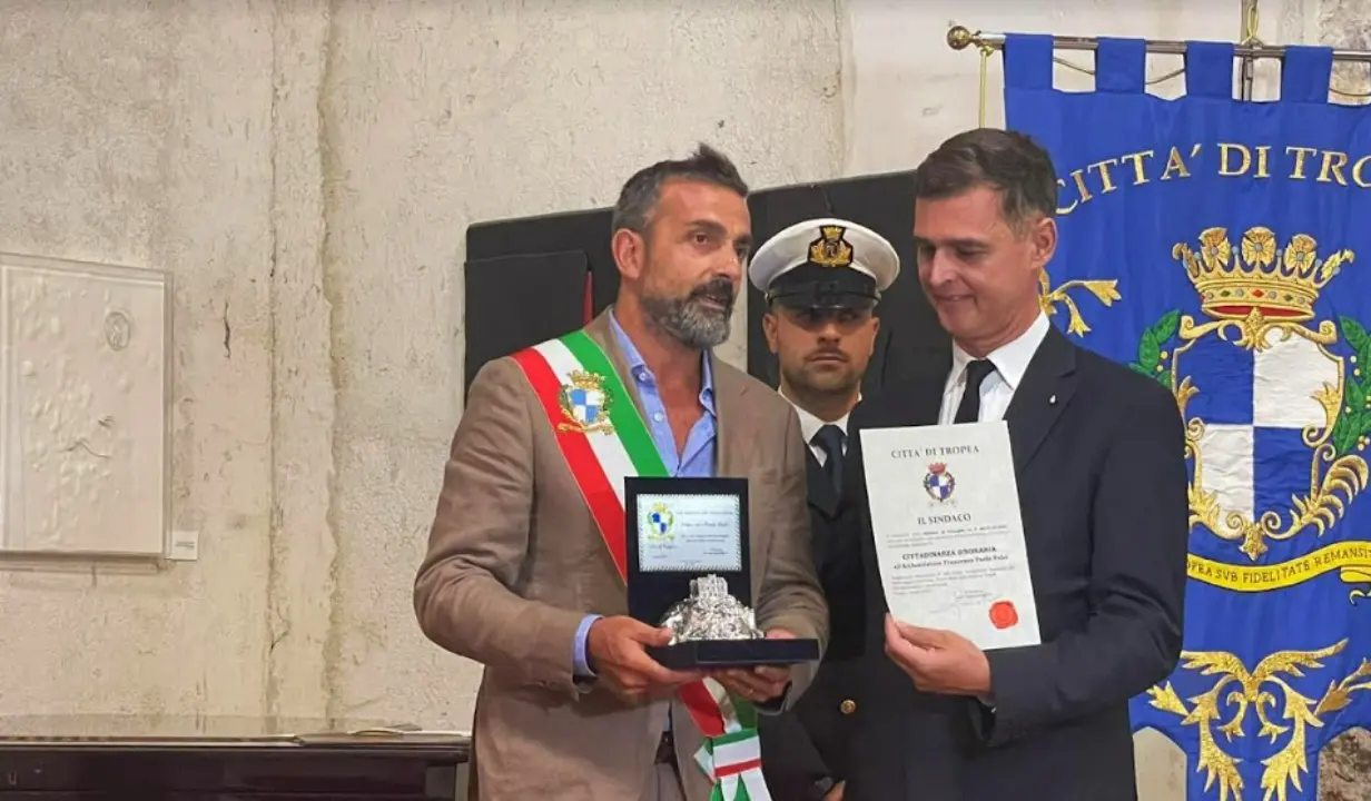 Tropea, cittadinanza onoraria postuma all'ambasciatore Fulci -Video