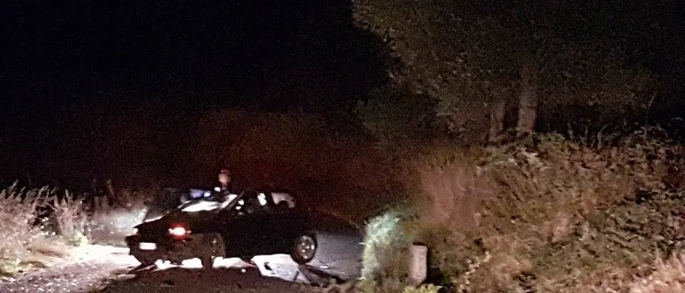 Incidente stradale alle porte di Favelloni, ferito un giovane (FOTO)