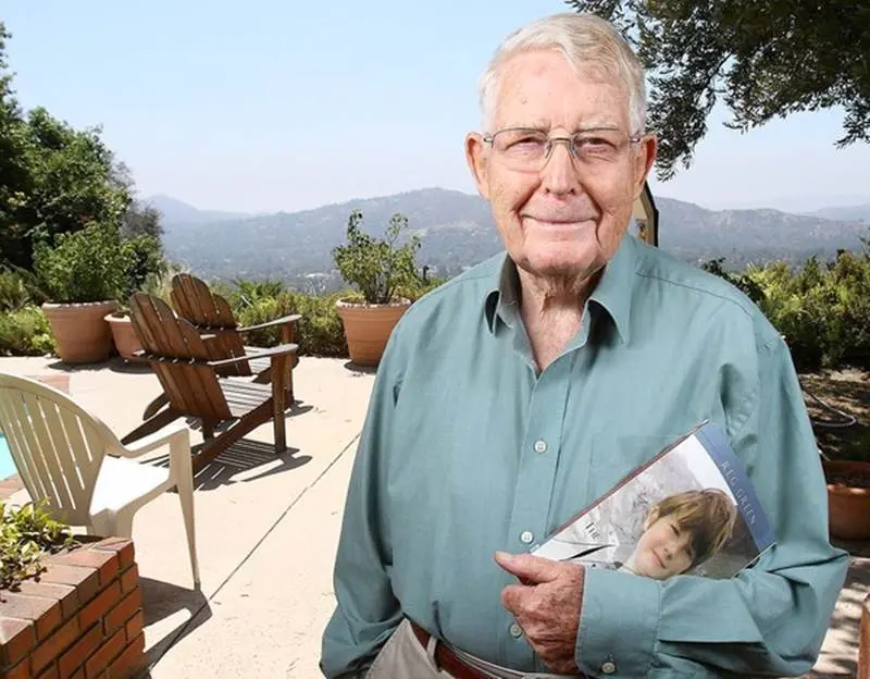 Reg Green at his La Canada Flintridge home on Wednesday, July 31, 2013. Green's son was killed in Italy in the early 70s and his organs 7 of his organs were donated inspiring Italians keep Green's son Nicholas in their hears since his death. (Tim Berger/Staff Photographer)