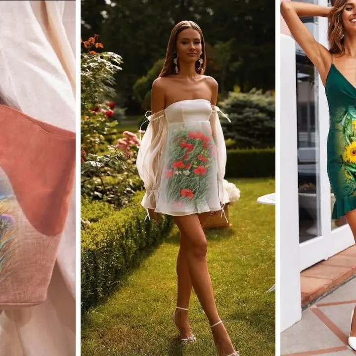 L’arte del pittore vibonese Liguori su abiti e accessori di moda