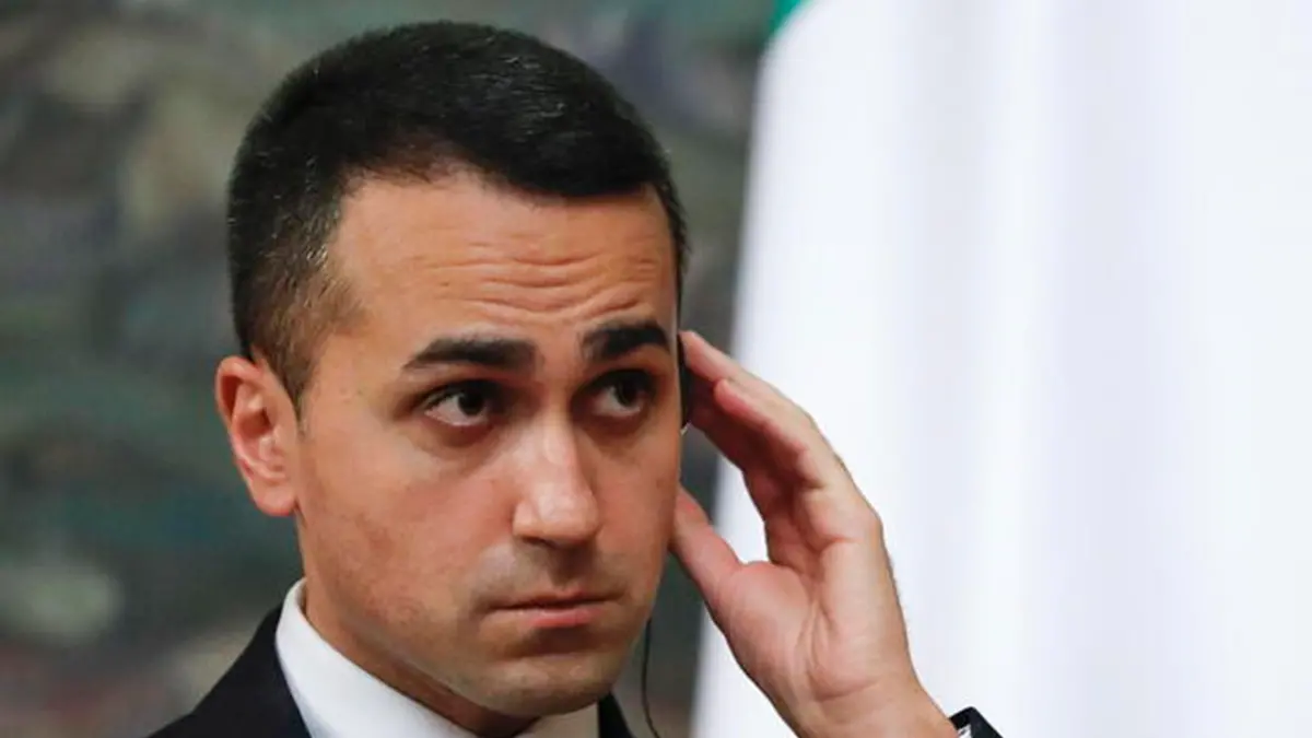 epa09765525 Italian Foreign Minister Luigi Di Maio attends a joint press conference with his Russian counterpart (not pictured) following their talks in Moscow, Russia, 17 February 2022. Di Maio is on a working visit to Moscow. EPA/SHAMIL ZHUMATOV / POOL , EPA