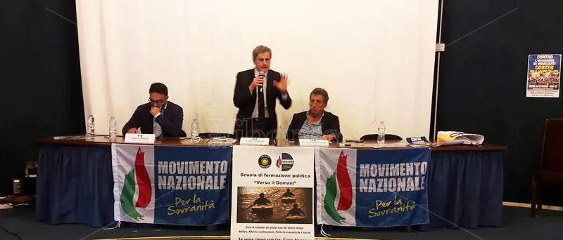 Alemanno inaugura a Vibo la scuola politica del Movimento per la sovranità (VIDEO)