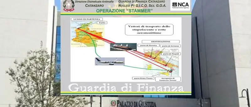 Narcotraffico internazionale: aperto a Vibo il processo “Stammer”