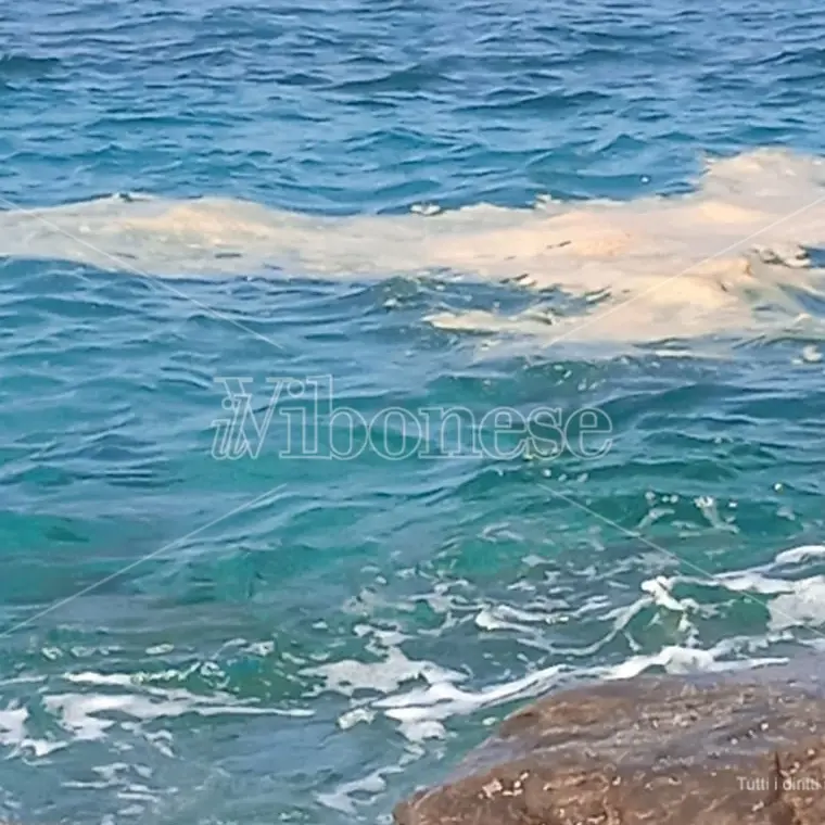 Mare sporco a Capo Vaticano, dal Tono l'appello dei bagnanti: «Servono più controlli»