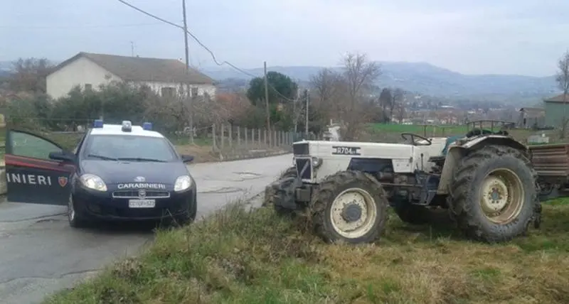 Ricettazione di un trattore, una denuncia nelle Preserre