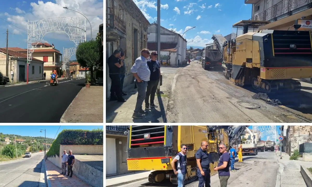 Paravati, ultimati i lavori sul tratto di strada provinciale che conduce alla Villa della gioia