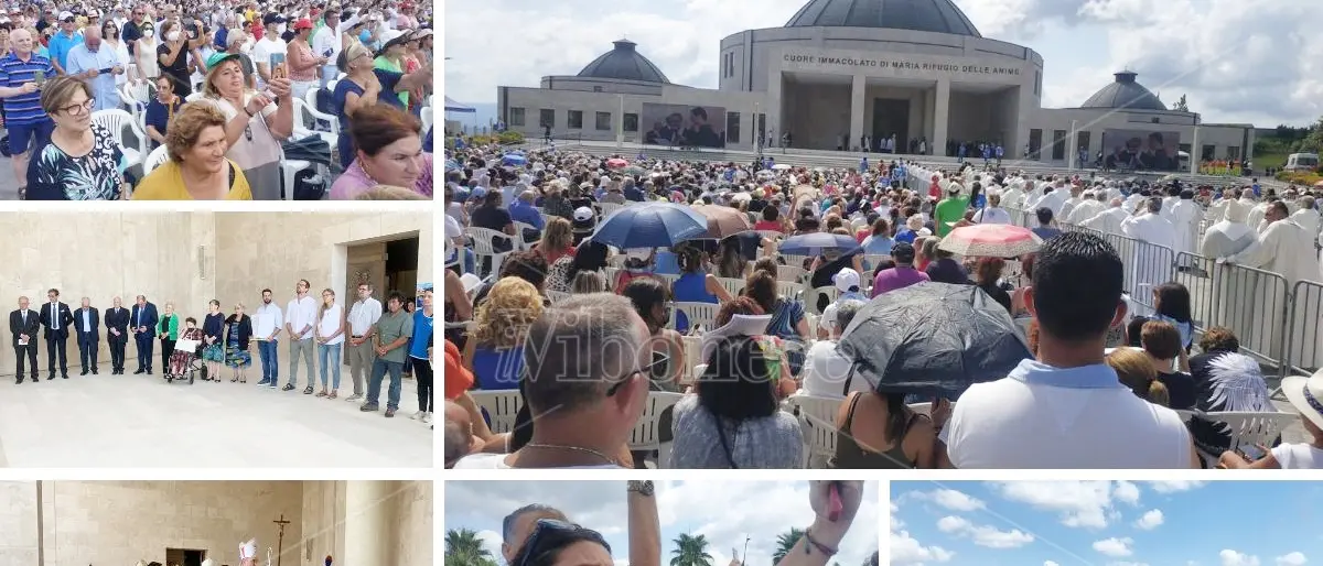 La Chiesa di Natuzza apre al culto: migliaia di fedeli in festa a Paravati