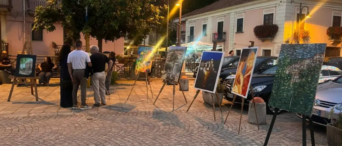 Arte, a Polia l’estemporanea di pittura incanta i visitatori