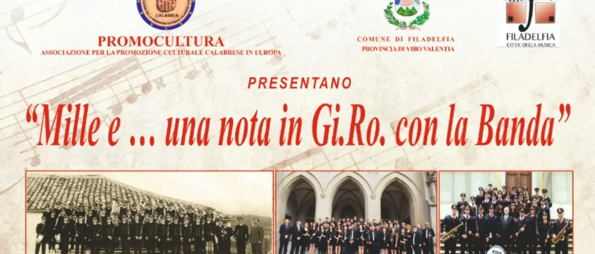 Mille e una nota, a Filadelfia una mostra per valorizzare la storia delle bande musicali