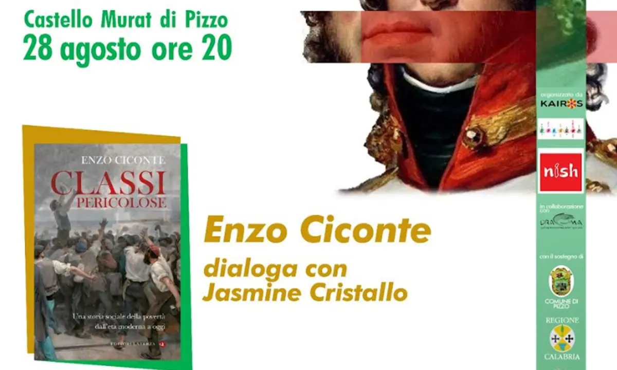 Pizzo: al Castello Murat la presentazione del libro \"Classi pericolose\" di Enzo Ciconte