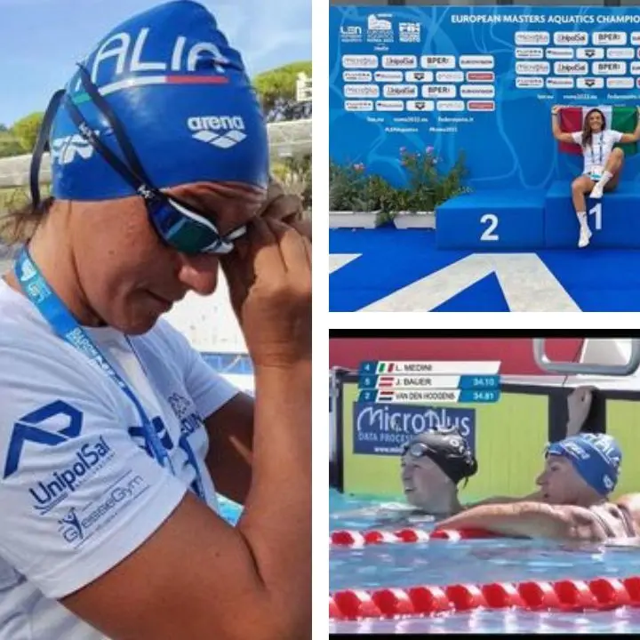 Nuoto, l’atleta vibonese Laura Medini trionfa agli European masters aquatics di Roma