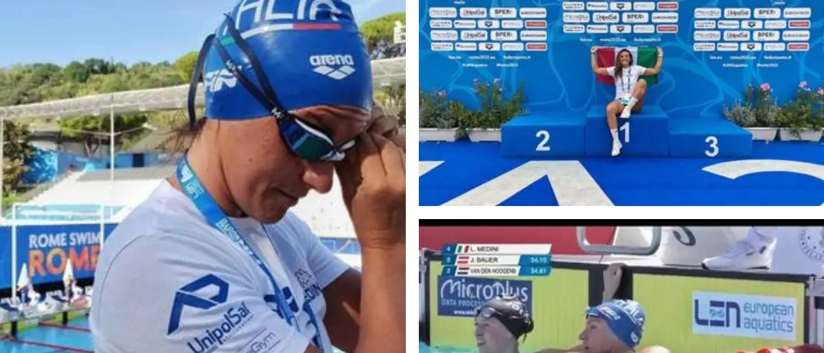 Nuoto, l’atleta vibonese Laura Medini trionfa agli European masters aquatics di Roma