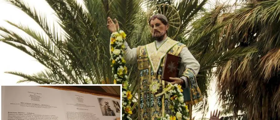 Favelloni, al via il restauro della statua del patrono San Filippo d’Agira