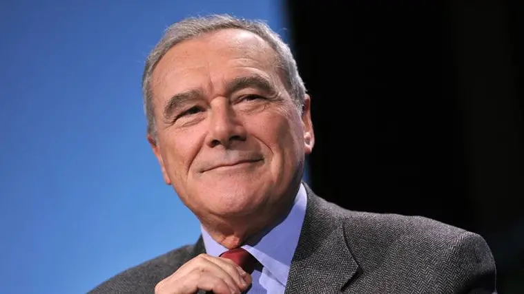 30/03/2014 Roma, trasmissione televisiva In mezz\\' ora, nella foto il presidente del Senato Pietro Grasso , Mimmo Chianura / AGF