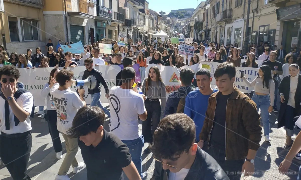 Anche gli studenti di Vibo Valentia in piazza per il Global Strike for Climate