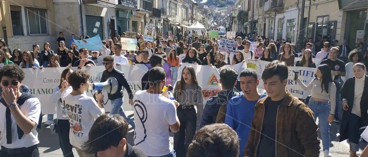 Anche gli studenti di Vibo Valentia in piazza per il Global Strike for Climate
