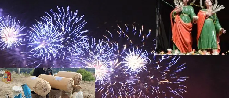 Festa dei santi Cosma e Damiano a Brattirò: polizia sequestra esplosivo per 130 Kg