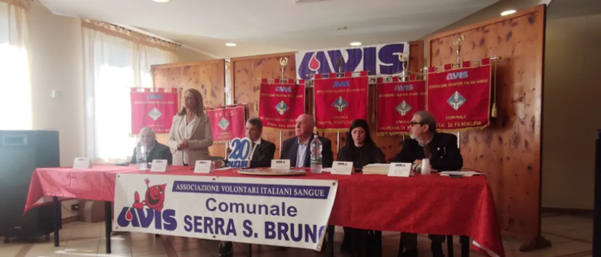 Serra San Bruno, l'Avis comunale compie i suoi primi 20 anni e premia i donatori