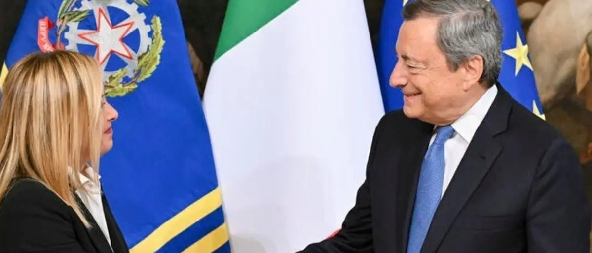Passaggio di consegne tra Mario Draghi e Giorgia Meloni: al via il nuovo Governo