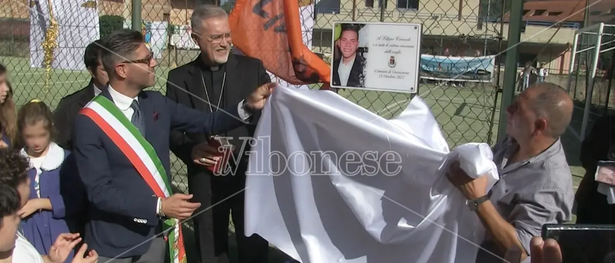 Filippo Ceravolo, il campo sportivo di Gerocarne intitolato alla sua memoria - Video