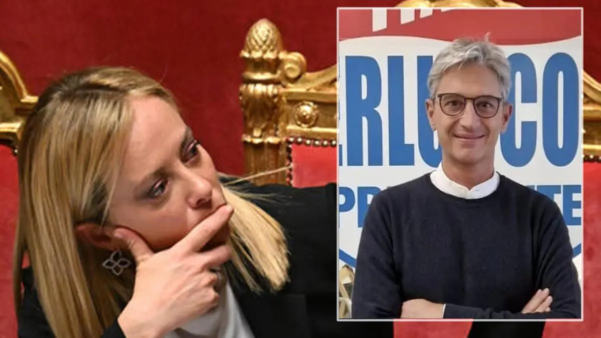 Italian Prime Minister, Giorgia Meloni, during a confidence vote for the new government at the Italy\\'s Senate. Rome, 26 October 2022. ANSA/CLAUDIO PERI , ANSA