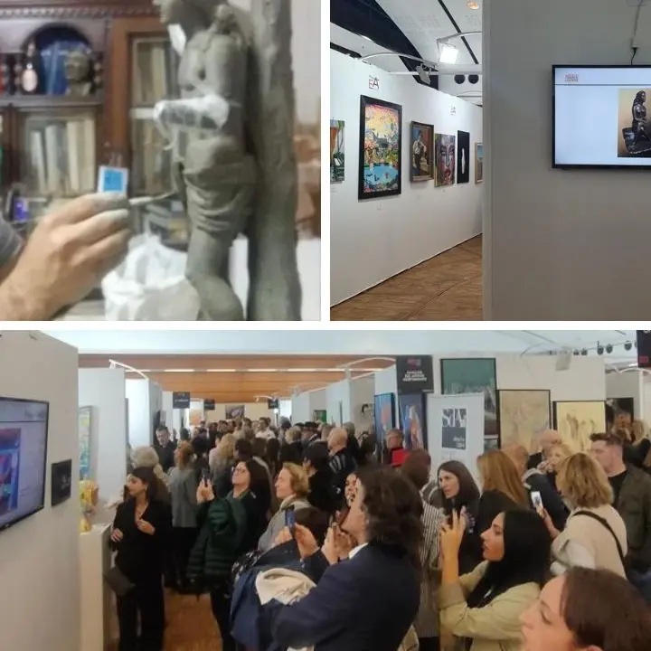 Lo scultore vibonese Gaudioso tra i protagonisti della fiera d’arte di Parigi