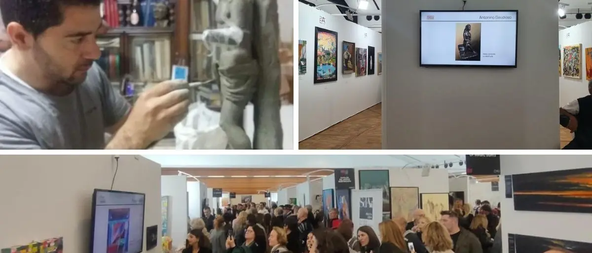 Lo scultore vibonese Gaudioso tra i protagonisti della fiera d’arte di Parigi