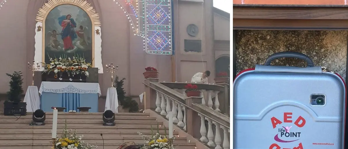 Favelloni, il parroco dona un defibrillatore: «Dotiamo il paese di uno strumento salvavita»