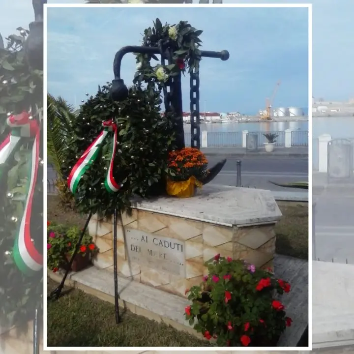 Giornata unità nazionale, Vibo Marina omaggia i caduti del mare -Video
