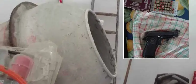 Pistola nella betoniera a Briatico, una condanna