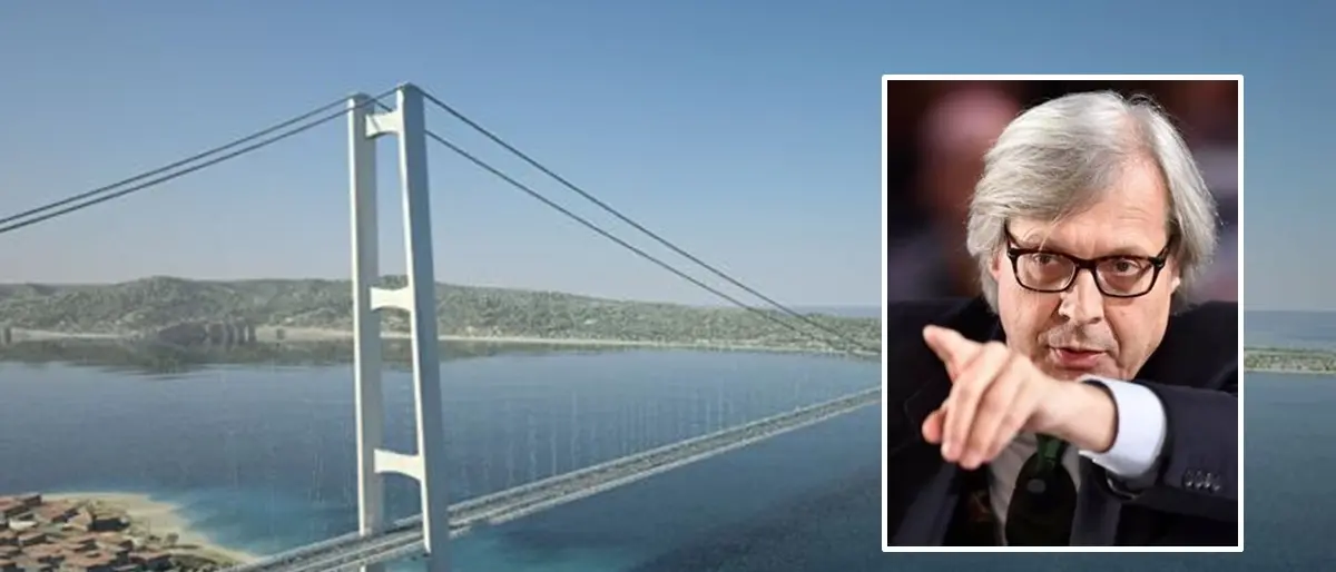 Ponte sullo Stretto, Sgarbi: «Spero che il Governo riesca a realizzare il sogno»