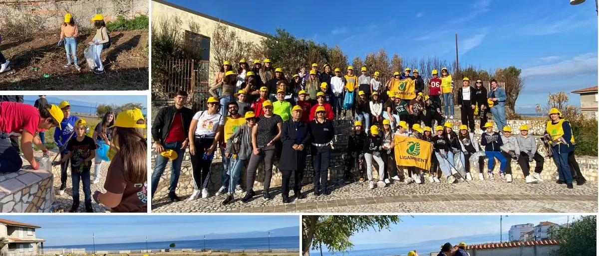 Briatico, studenti e volontari strappano dal degrado e dai rifiuti piazze e aree verdi