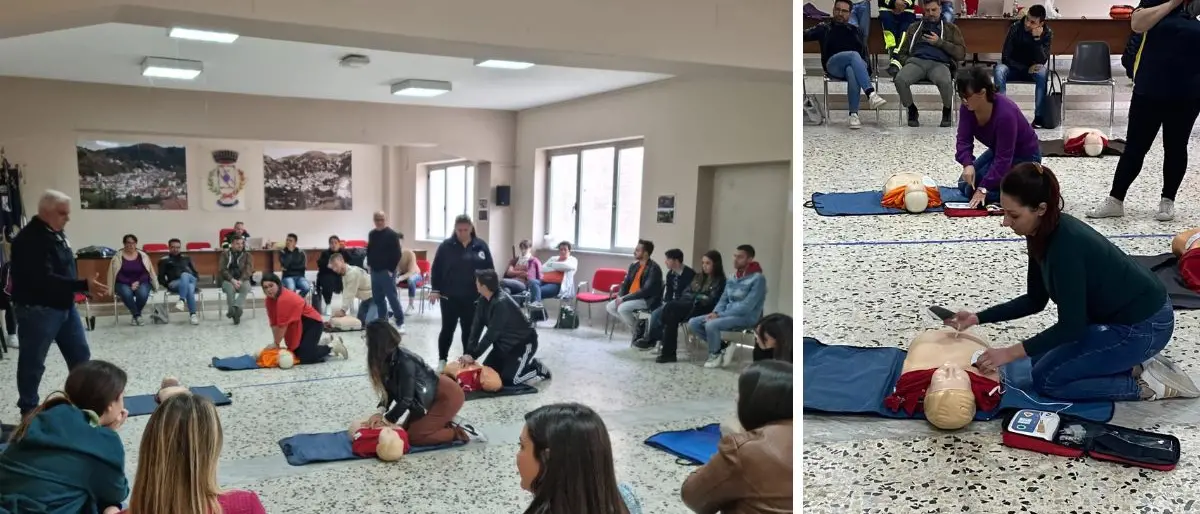 Pizzoni, ampia partecipazione al corso sull’uso del defibrillatore