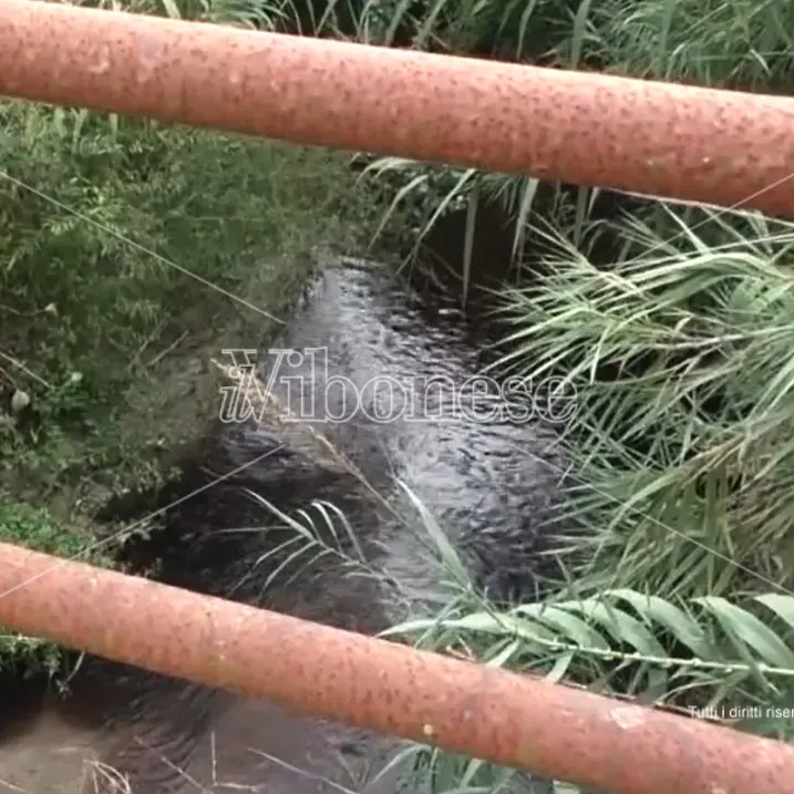 Anche a San Calogero fogna che inquina il Mesima. Il sindaco: «I depuratori non funzionano» - Video