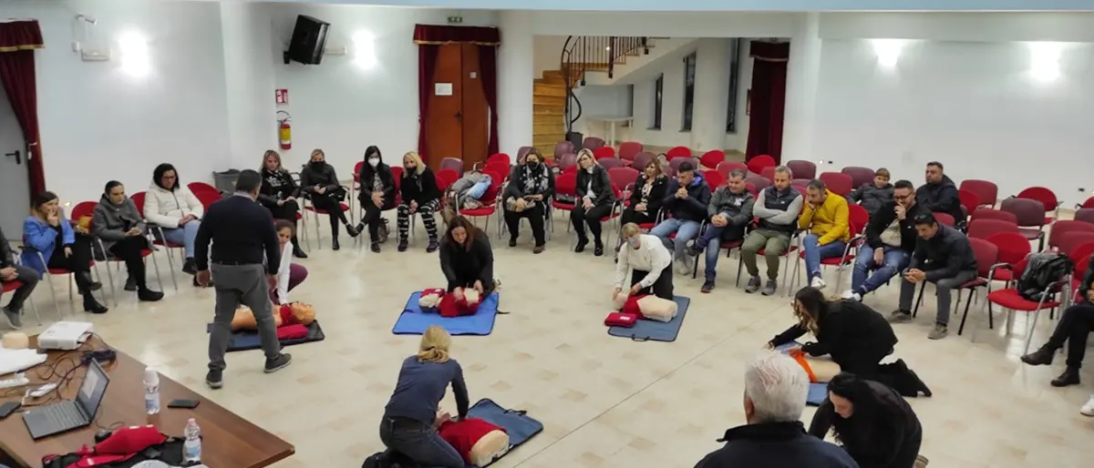 Rombiolo, concluso il corso per l'uso del defibrillatore e il primo soccorso