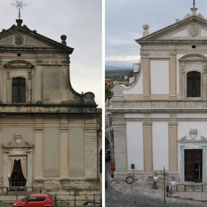 Vibo, il restauro riporta alla luce l'antica bellezza della chiesa di San Giuseppe