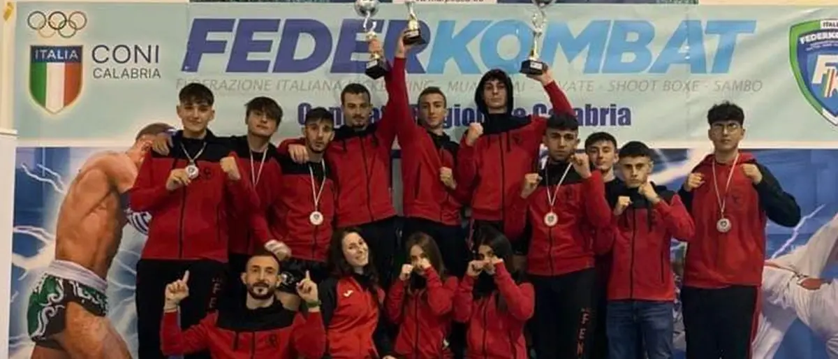 Campionati regionali di KickBoxing, sul podio gli atleti della Asd Fenix Vibo