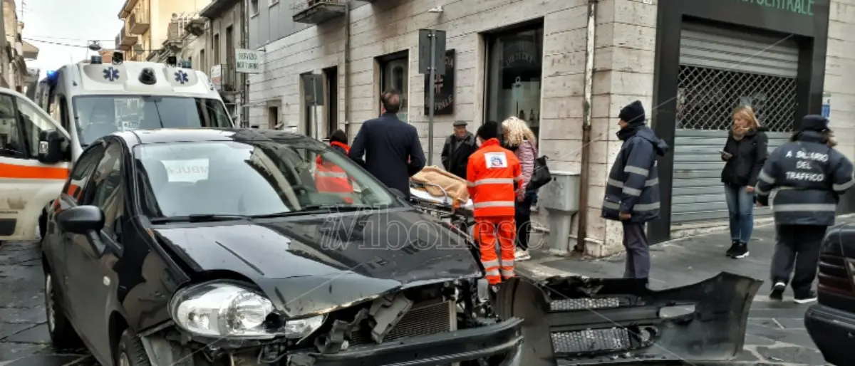 Incidente a Vibo, un ferito trasferito in ospedale