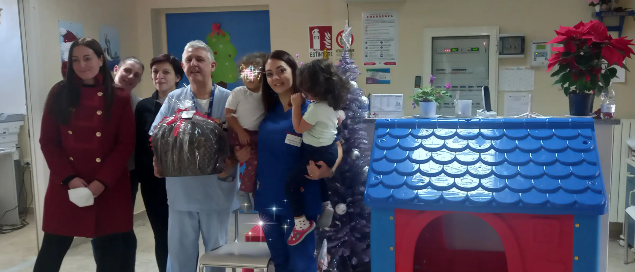 Azienda vibonese dona un panettone di cinque chili per i bimbi della Pediatria dello Jazzolino