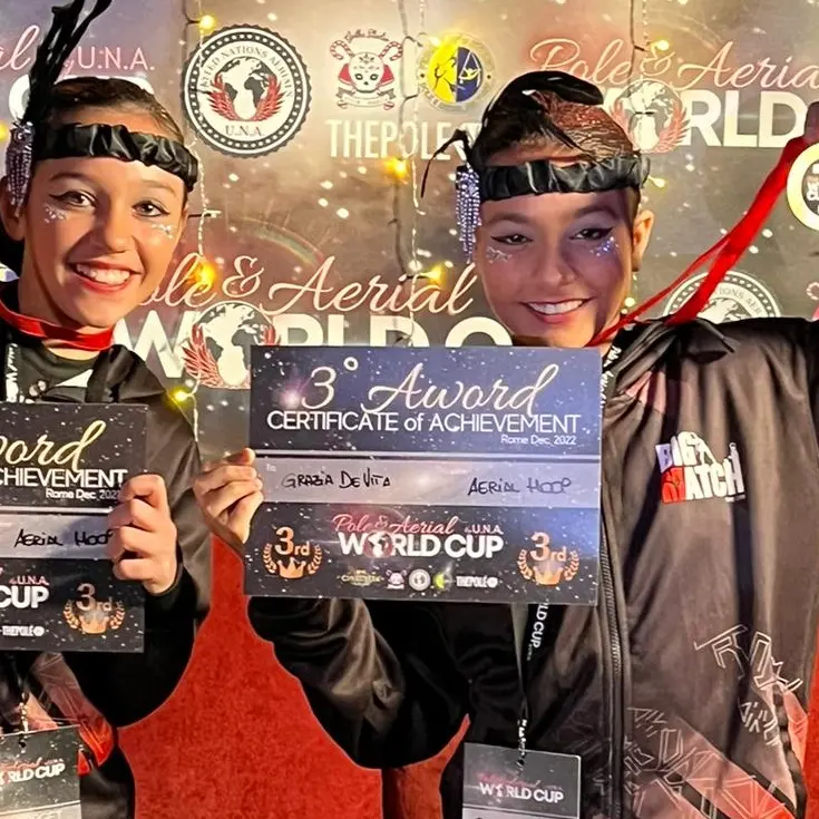 Danza aerea, sul podio della World's cup anche le atlete di San Calogero