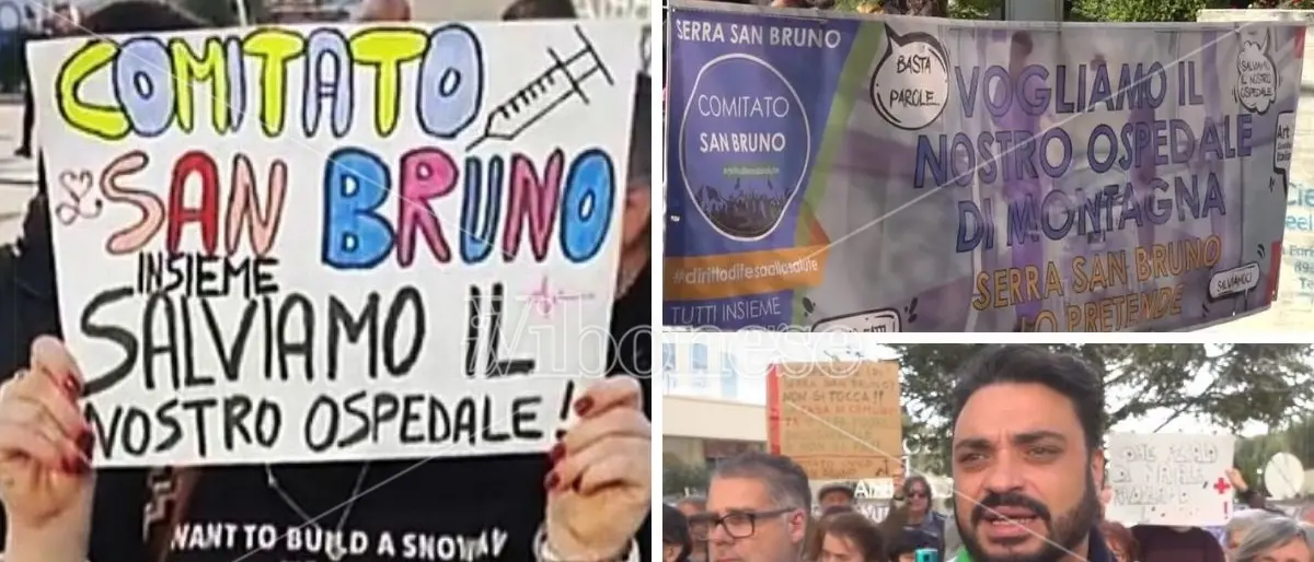 Il Comitato San Bruno dopo il sit-in a Catanzaro: «Dalla Regione rassicurazioni sull’ospedale di Serra»