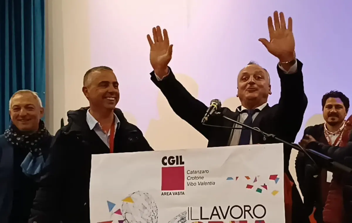 Cgil: Enzo Scalese rieletto segretario dell'Area Vasta Catanzaro-Crotone-Vibo