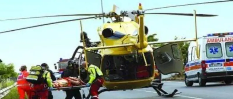 Scontro auto moto in località Colamaio a Pizzo, grave un centauro