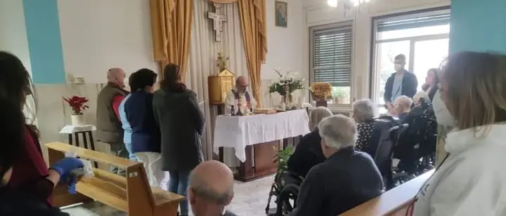 Soriano: momenti di spiritualità e gioia per i pazienti della Rsa